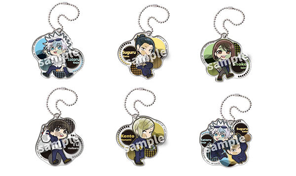 ぴた!でふぉめ 呪術廻戦懐玉・玉折-休憩-アクリルキーホルダー BOX 6個入[タカラトミーアーツ][トレーディング][新作]