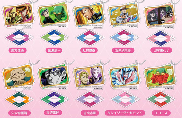 フォトスタンドアクリルキーホルダー ジョジョの奇妙な冒険 ダイヤモンドは砕けない BOX 10個入[ハセ・プロ][トレーディング][新作]