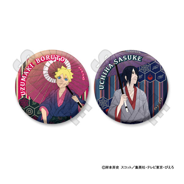 BORUTO-ボルト- NARUTO NEXT GENERATIONS  きらきら缶バッジ2個セット 百物語ver. うずまきボルト・うちはサスケ[KADOKAWA][GOODS][新作]