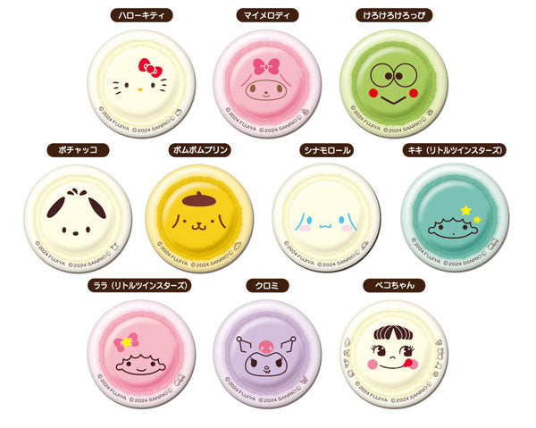 サンリオキャラクターズマカロン CANバッジ 1箱 10個入[ハセ・プロ][トレーディング][新作]