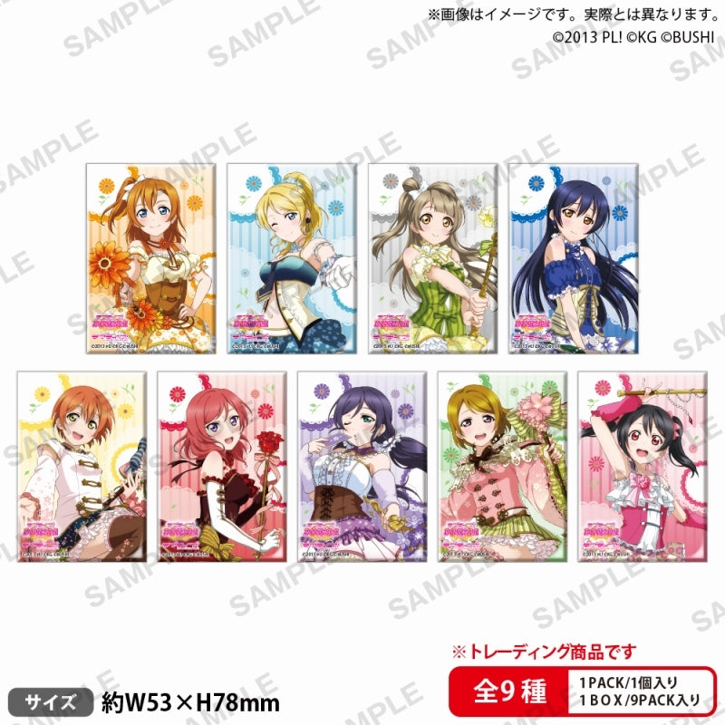 Love Live! School Idol Festival Square Can Badge Collection μ's Ohanami ver. (1 pc) [Bushiroad Creative] [Trading] [New Release]