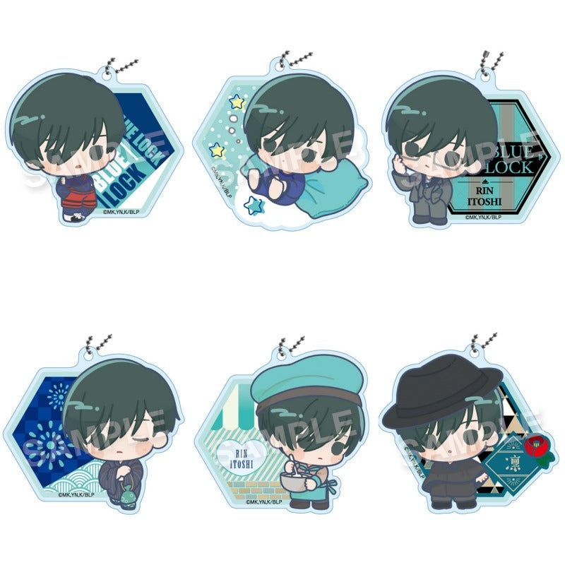 Blue Lock Select Collection Acrylic Ball Chain - Rin Itoshi 1 piece [F.Heart] [Trading] [New]