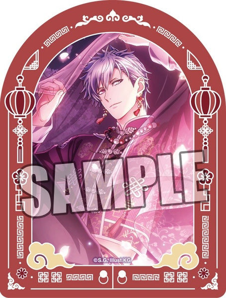 うたの☆プリンスさまっ♪ Shining Live サテンステッカー  花の雫に月は潤う アナザーショットVer.｢黒崎蘭丸｣[ブロッコリー][GOODS][新作]