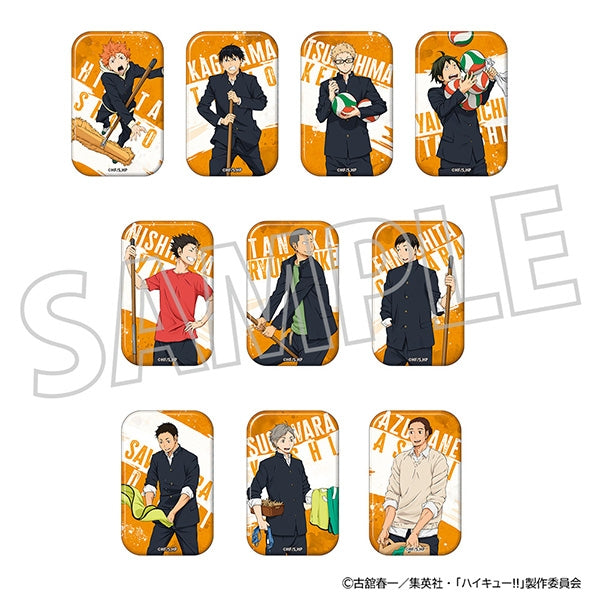 ハイキュー!! スクエア缶バッジコレクション BOX 10個入[ムービック][トレーディング][新作]