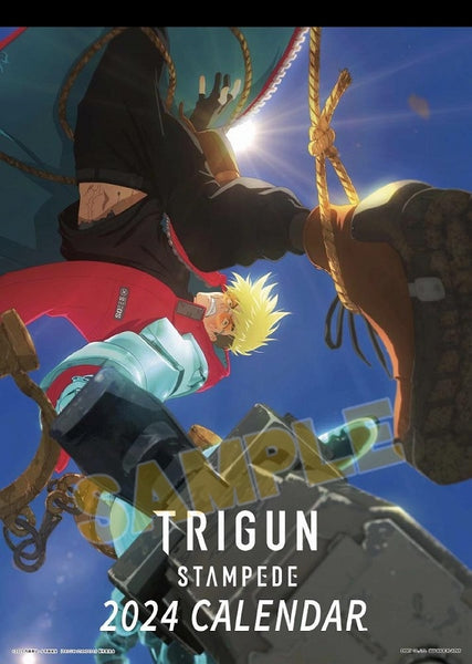 TRIGUN STAMPEDE 2024年壁掛けカレンダー CL-104 [ensky(エンスカイ)][キャラクター文具]